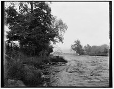 Fox River at Kaukauna, Wisconsin, between 1880 and 1899. Creator: Unknown.