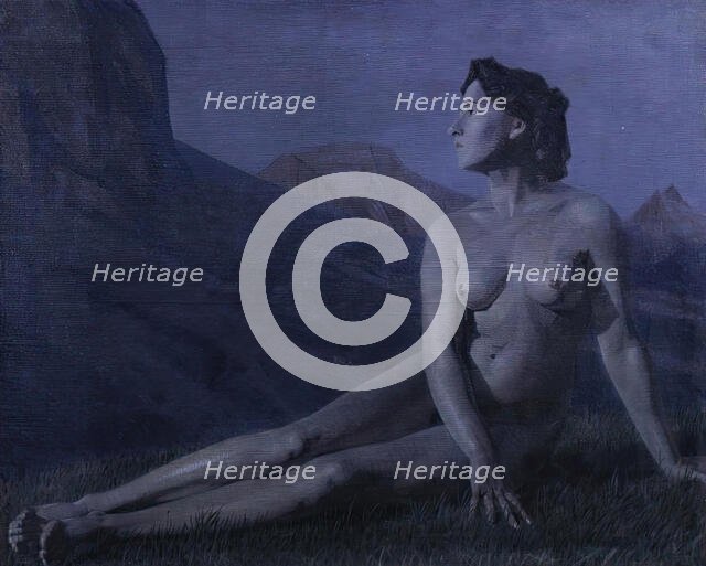 Moonlit night, 1906. Creator: Ernst Stohr.