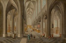 Antwerp Cathedral, c. 1650/1655. Creator: Peeter Neeffs the Elder.