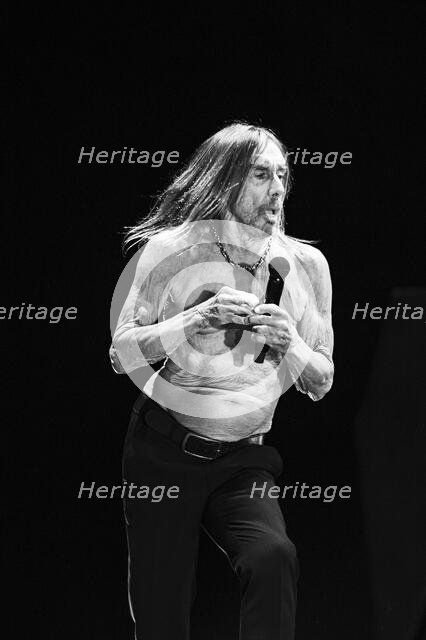 Iggy Pop performing live at the Alexandra Palace, London, 28 May 2025. Creator: Annapaola Marchesani.