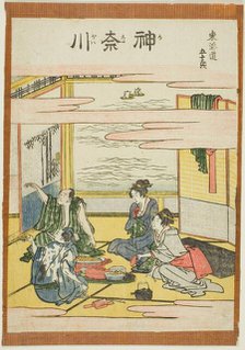Kanagawa, from the series "Fifty-three Stations of the Tokaido (Tokaido gojusan..., Japan, c.1806. Creator: Hokusai.