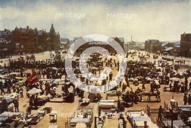 'Market Square, Johannesburg, Transvaal Colony', 1901. Creator: GW Wilson and Company.