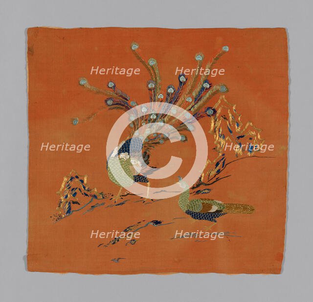 Fukusa (Gift Cover), Japan, Edo period (1615-1868), 1750/1800. Creator: Unknown.