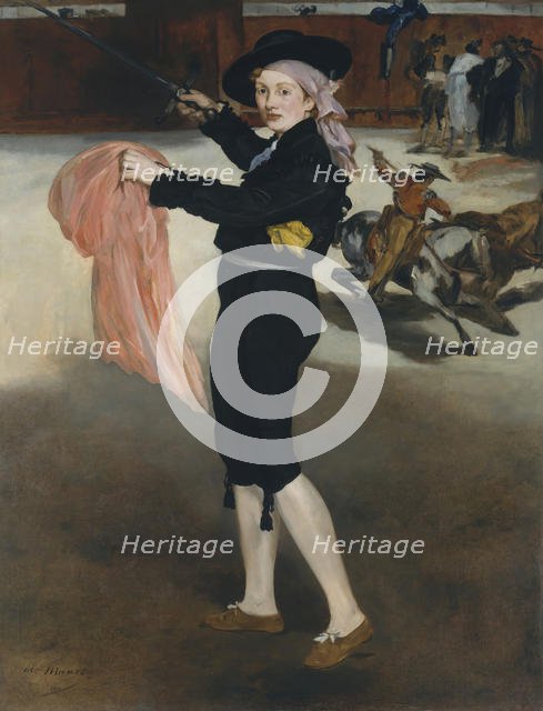 Mademoiselle V. . . in the Costume of an Espada, 1862. Creator: Edouard Manet.