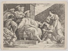Christ seated preaching, 1766?. Creator: Giuseppe Cades.