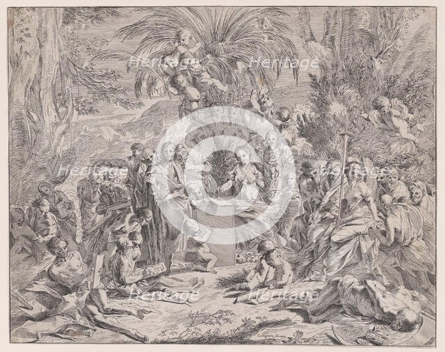 An allegory of painting, 17th century. Creator: Francois Collignon.