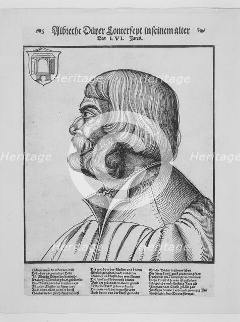 Portrait of Dürer, early 16th century. Creator: Erhard Schön.