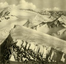 Snow-covered mountains, Bad Hofgastein, Austria, c1935.  Creator: Unknown.