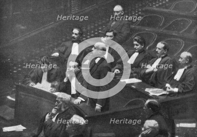 'Le defaitisme et les grands proces; le proces Caillaux; M Caillaux en Haute-Cour..., 1920. Creator: Unknown.