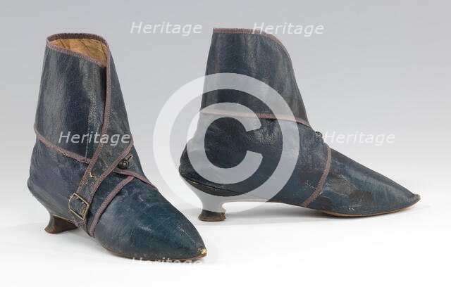 Boots, European, 1795-1810. Creator: Unknown.