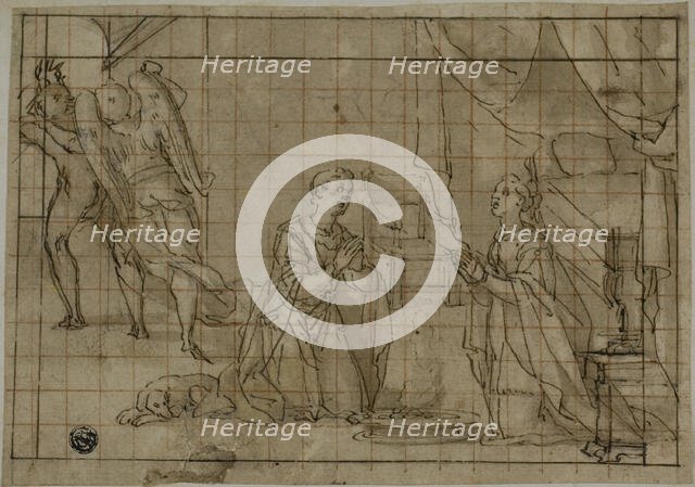 Tobias and Sarah Praying on Their Wedding Night, n.d. Creator: Lazzaro Tavarone.