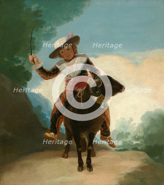 Boy on a Ram, 1786/87. Creator: Francisco Goya.