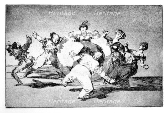'Happy fantasy', 1819-1823. Artist: Francisco Goya