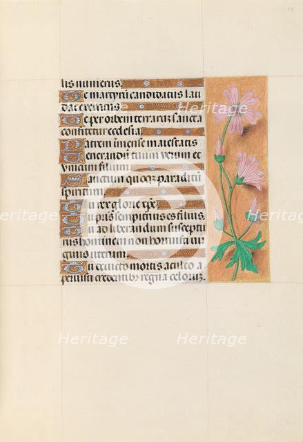 Hours of Queen Isabella the Catholic, Queen of Spain: Fol. 113r, c. 1500. Creator: Master of the First Prayerbook of Maximillian (Flemish, c. 1444-1519); Associates, and.