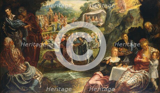 The Worship of the Golden Calf, c. 1594. Creator: Jacopo Tintoretto.