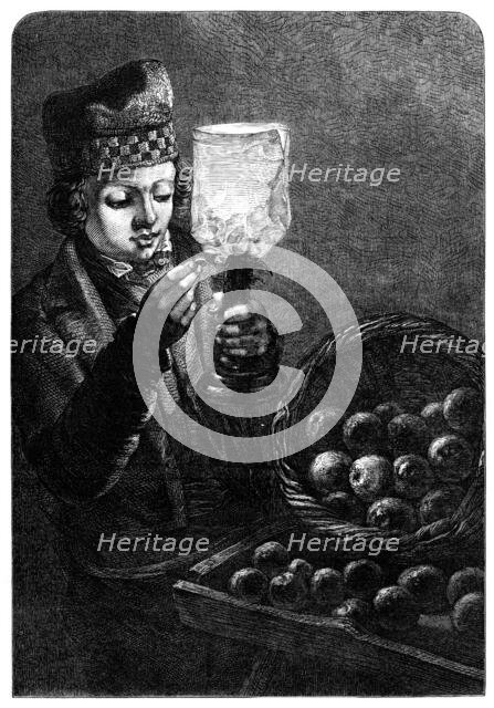 "The Doubtful Coin," by W. Hunt, 1870. Creator: Unknown.