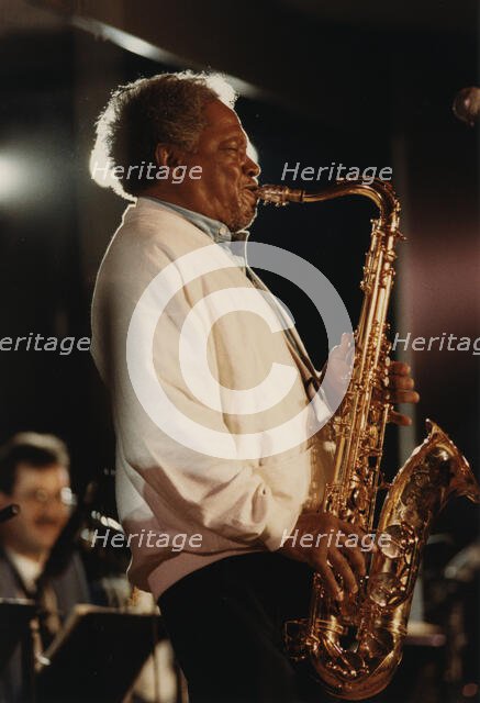 Illinois Jacquet, North Sea Jazz Festival, Netherlands, 1992. Creator: Brian Foskett.