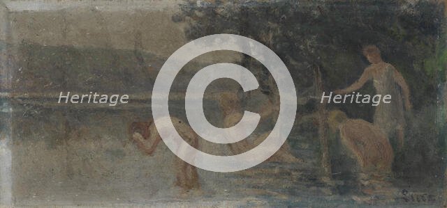 Baigneuses, late 19th-early 20th century.  Creator: Maximilien Luce.