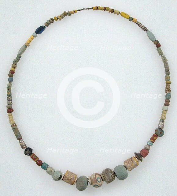 Necklace, Frankish, 5th-7th century. Creator: Unknown.