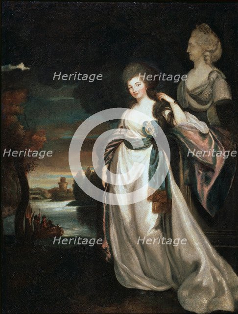 'Portrait of the Lady-in-waiting Coutess Alexandra Branitskaya', 1778-1781.  Artist: Richard Brompton