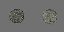 Coin Depicting Head of a Male, 400-310 BCE. Creator: Unknown.