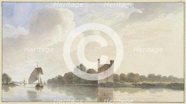 Ruins of Huis te Merwede near Dordrecht on the Maas, 1820-1872. Creator: Hendrik Abraham Klinkhamer.