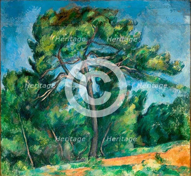 The Great Pine (Le Grand Pin), 1890-1896. Creator: Cézanne, Paul (1839-1906).