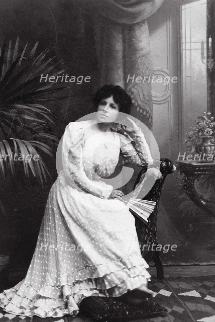 Portrait of Antonina Dronk, c1900-c1908. Artist: Unknown