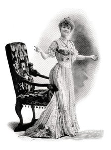 'A Parisian Actress, Mademoiselle Charlotte Wiehe', 1901.Artist: Charles Reutlinger