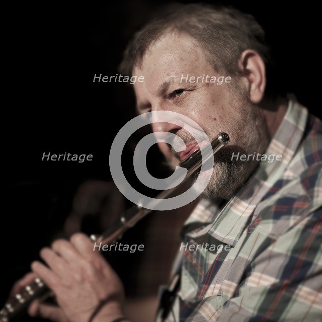 Paul Dunmall, 2014. Artist: Alan John Ainsworth.