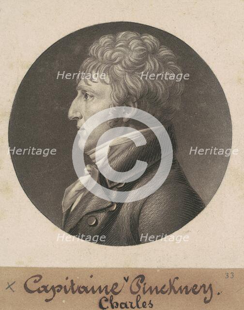 Charles Pinckney, 1806. Creator: Charles Balthazar Julien Févret de Saint-Mémin.