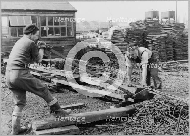 Coryton Oil Refinery, Thurrock, Essex, 10/04/1952. Creator: John Laing plc.