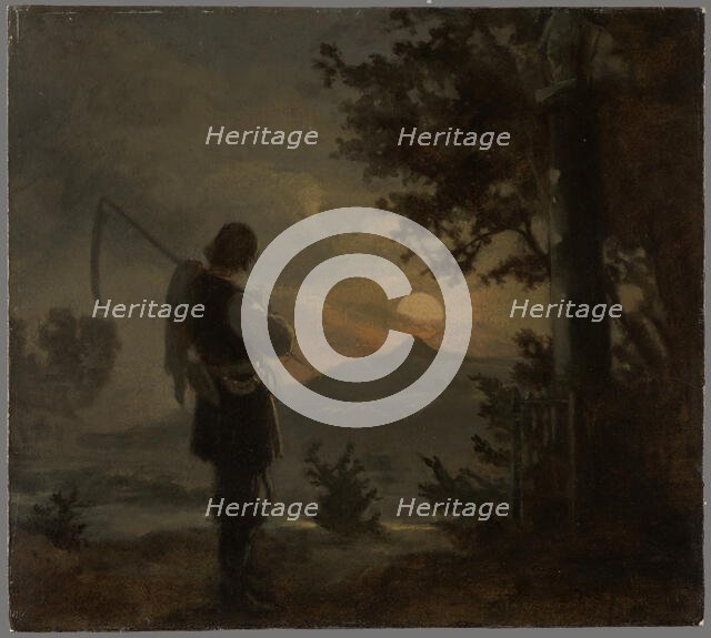 Haymaker, 1860-1862. Creator: Aleksander Kotsis.