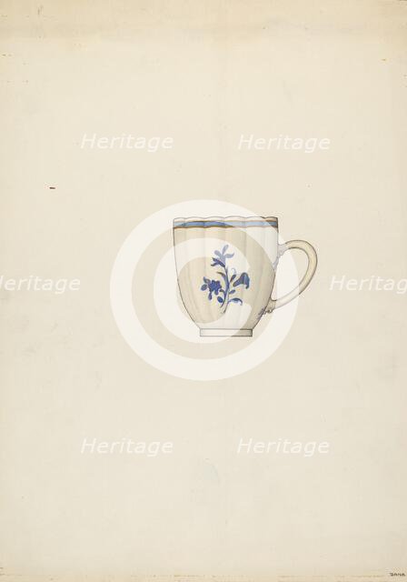 Teacup, c. 1937. Creator: Dana Bartlett.