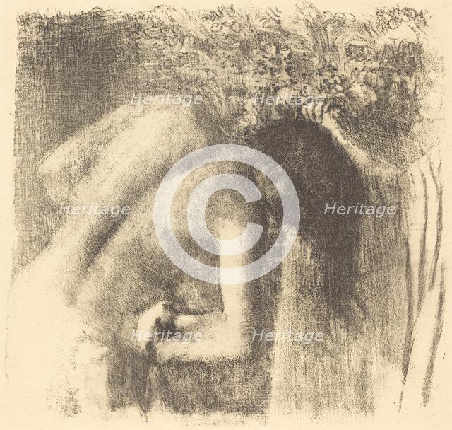 After the Bath (La sortie du bain (Grand planche)), c. 1891. Creator: Edgar Degas.