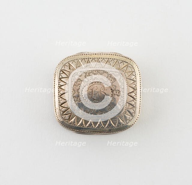 Vinaigrette, Birmingham, c. 1816/17. Creator: T. Simpson and Son.