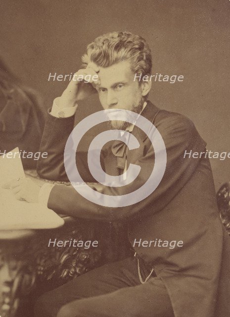 Portrait of the conductor and composer Eduard Nápravník (1839-1916), 1870s.