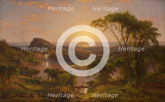 Summer, Lake Ontario, 1857. Creator: Jasper Francis Cropsey.