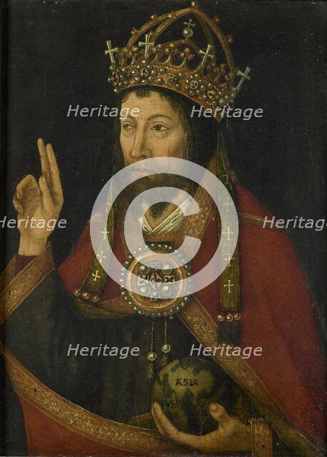 Christ as Salvator Mundi, c.1500. Creator: Anon.