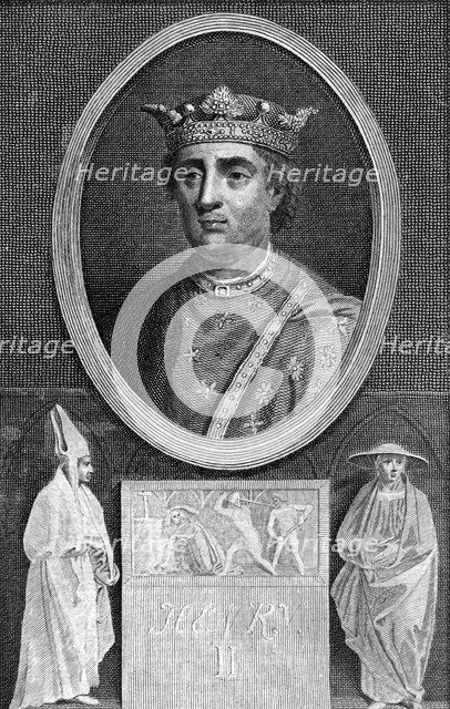 Henry II, King of England, 1788.Artist: Charles Sherwin