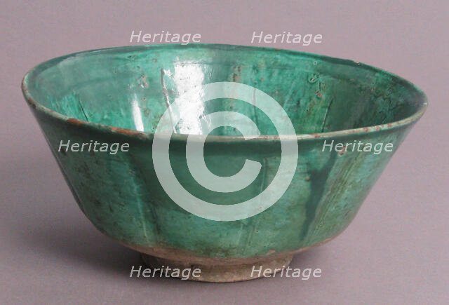 Bowl, Fluted, Byzantine, 10th century. Creator: Unknown.