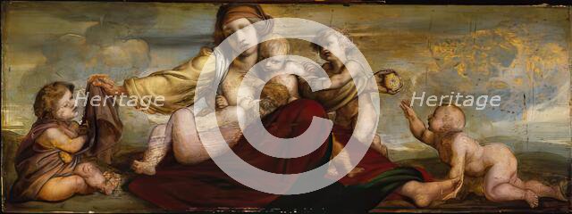 Motherhood - Sketch for fresco panel, c1844. Creator: William Dyce.