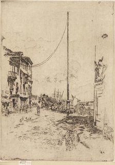 The Little Mast, 1879-1880. Creator: James Abbott McNeill Whistler.