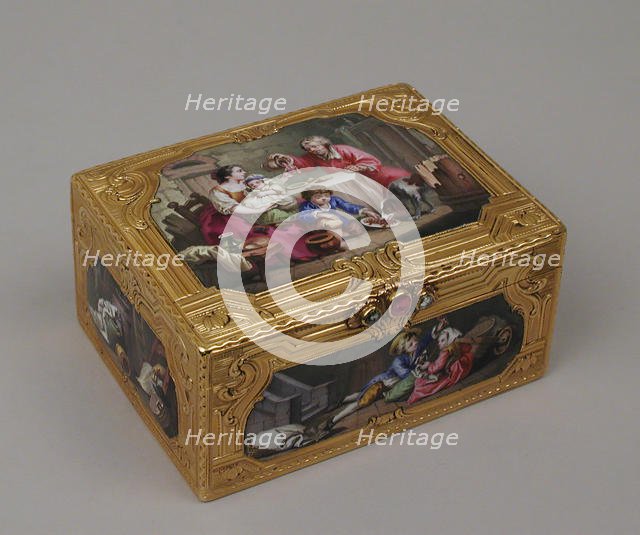 Snuffbox, 1759-60. Creator: Mathieu Coiny fils.