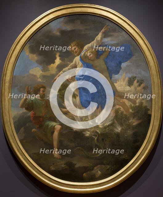 Moses and the Burning Bush, 1641. Creator: Nicolas Poussin.