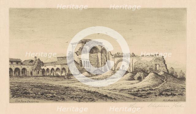 Mission San Juan Capistrano, 1883. Creator: Henry Chapman Ford.