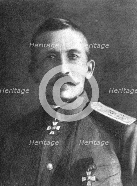 ' Le Nouveau Regime; Le general Kornilof, nommé par le gouvernement provisoire au..., 1917. Creator: Unknown.