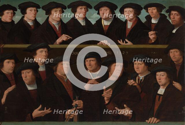 A Group of Guardsmen, 1529, 1529. Creator: Dirck Jacobsz.