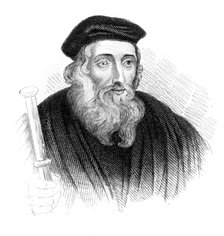 John Wycliffe, 14th century English theologian and religious reformer, (c1850). Artist: Unknown