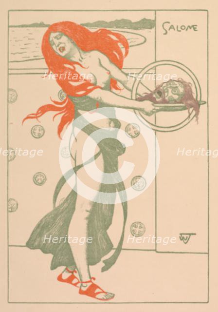 Salomé . Creator: Wilhelm Volz (German, 1855-1901); Original lithographie Pan II 3.